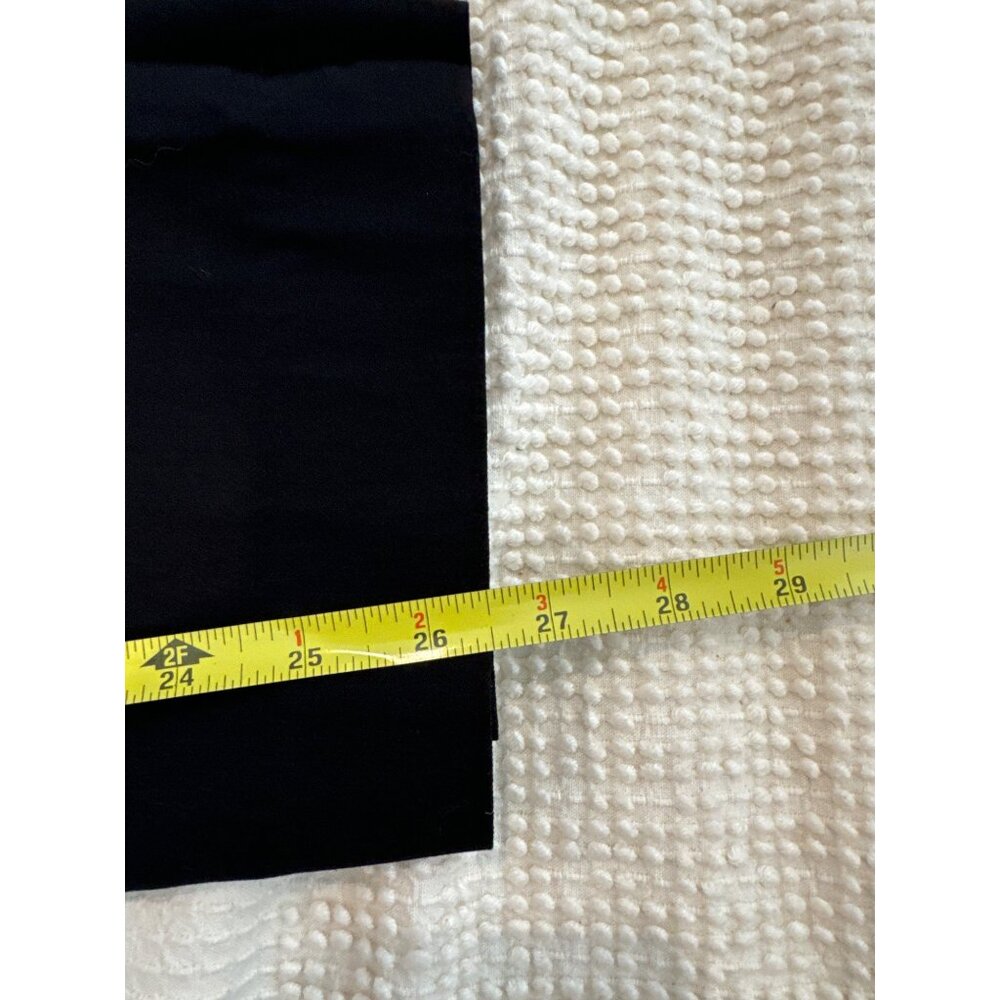 Chicos Womens Pants Sz 2 Large Black Rayon CareerWear BizCasual Classic Comfy - Picture 10 of 12